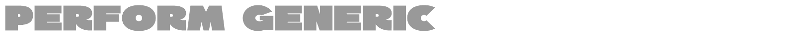 Perform Generic font preview